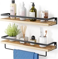 AMADA HOMEFURNISHING Rustic Floating Shelves