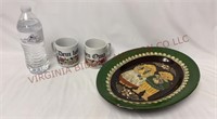 Dem Lieben Oma Mugs & Hugo Kohler Oval Platter