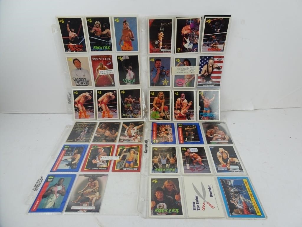 Lot of WWF Wrestling Cards in Sleeves - Big Show
