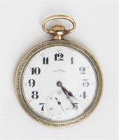 Jewelry Illinois 17 Jewel Open Face Pocket Watch