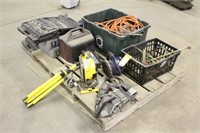 ASSORTED POWER TOOLS AND ITEMS