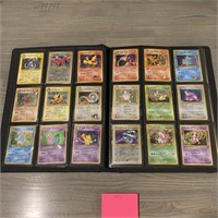 Vintage Japanese Pokemon card binder, Charizard