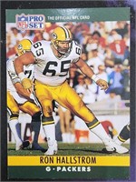 1990 Ron Hallstrom NFL Proset Packers
