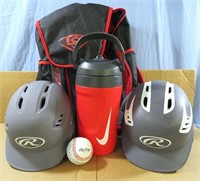 5 PC BASEBALL ACESSORIES *RAWLINGS*LOUISVILLE*NIKE