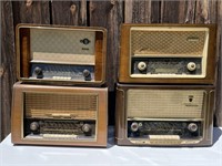 Assortment of Vintage Shortwave Tube Radios