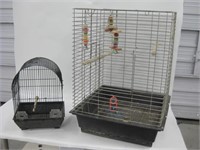 2 Bird Cages - 19" x 19" x 27" Largest