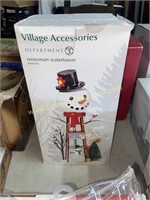 Dept56 snow village snowman water tower