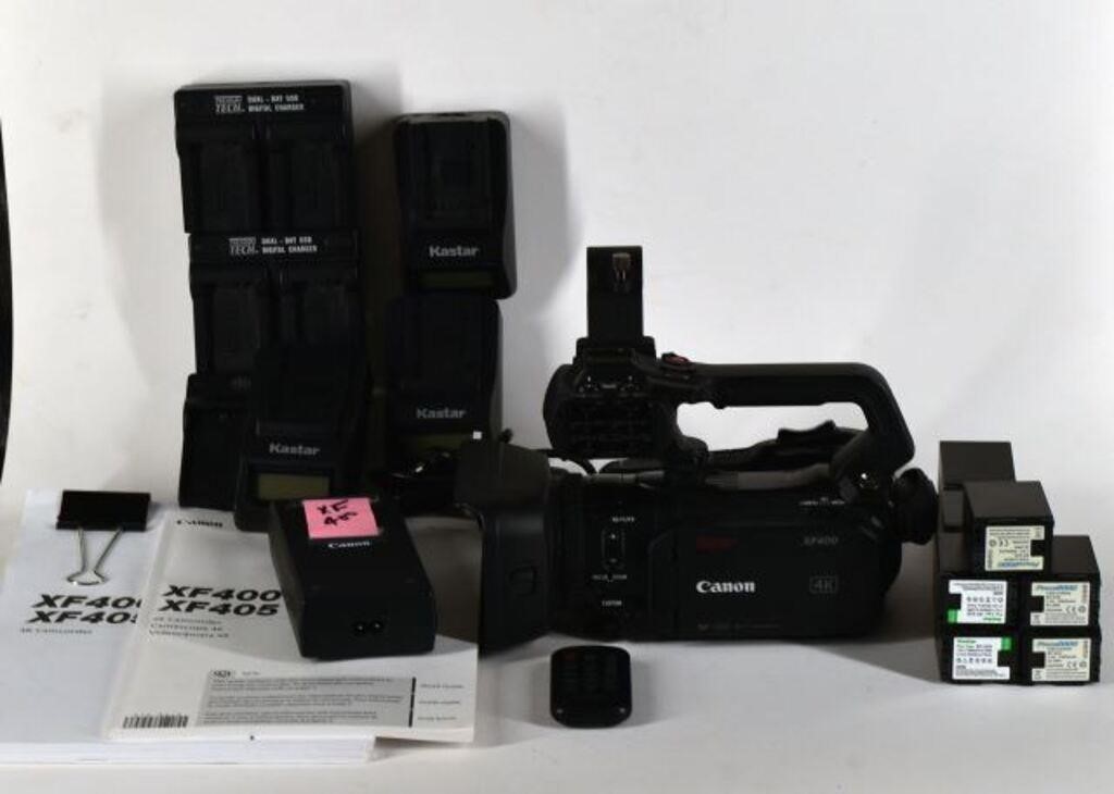 Canon Xf400 4k Professional Camcorder - Black