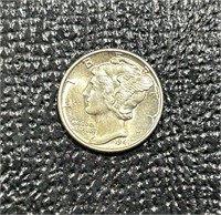 1941 US Mercury Dime BU