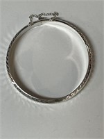 STERLING SILVER BANGLE