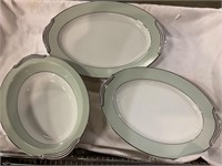 Noritake China serving plates and bowl