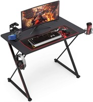 DESIGNA 39'' Gaming Desk, X-Shape Computer Desk