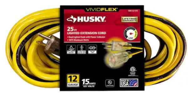 VividFlex 25 ft. 12/3 Heavy Duty Extension Cord