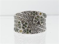 10K WHITE GOLD DIAMOND RING