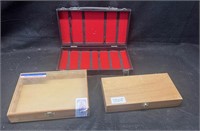 (3) CIGAR BOXES AND DISPLAY BOXES