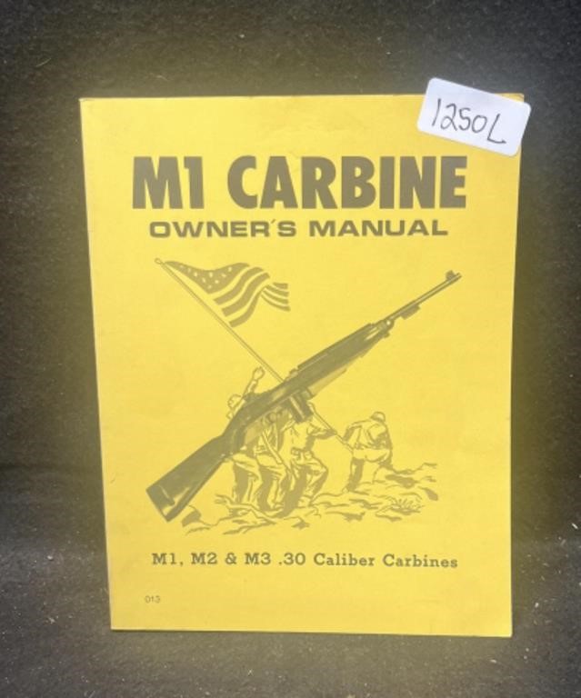 M1 CARBINE WOWNERS MANUAL