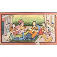 Indian Miniature Bikaner School Painting Of A Pal