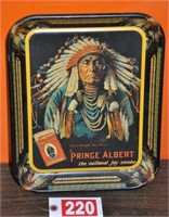 Vintage 1983 Prince Albert tin serving tray