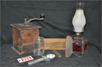 Oil lamp and primitives