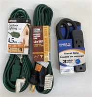 3 New Woods Outdoor Plus Cords