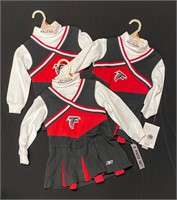 3 Atl. Falcons Child’s Cheerleading Dresses NWT