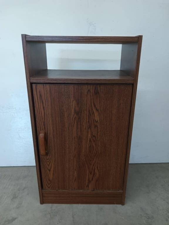 2 tier 1 door cabinet 30x16x12