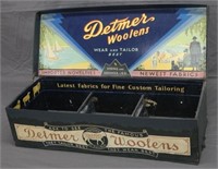 Early Detmer Woolens Fabric Display Box