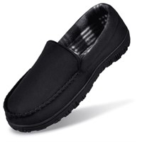 WF1742  NCCB Memory Foam Men's Slippers, Black, Si