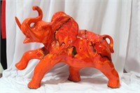 A Large Ceramic Elephant