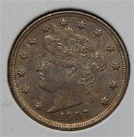 1907 Liberty V Nickel