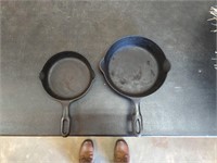 Griswold iron mountain 3 and 5 skillet