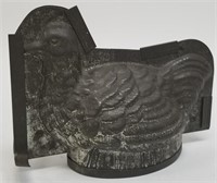 Vintage Tin Candy Makers Chocolate Chicken Mold