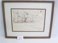 Framed Picture of Cooley Hammock