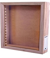 (new) Hvfun Unpainted Rustic Wood Shadow Box with