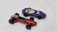 1967 69 Hot Wheels Red Line Car lot of 2