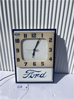 Ford Clock - Lights up