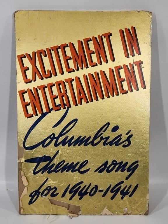 1940-41 COLUMBIA MOVIE POSTER SAMPLE BOOK