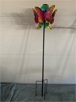4' spinning butterfly yard ornament