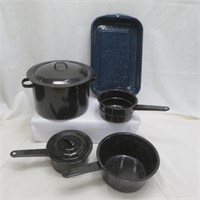 Graniteware Enamelware - Pots & pan