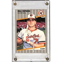 1989 Fleer Billy Ripken F Face Sawtooth Error Card