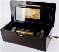 Antique Mermod Freres Swiss Cylinder Music Box