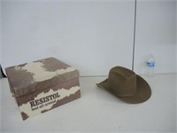 WESTERN RESISTOL COWBOY HAT-SZ.7 1/4 W/BOX