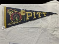 SUGAR BOWL PITT PANTHERS NEW ORLEANS FELT PENNANT