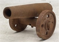 (JL) Vintage Cast Iron Cannon 4 1/4” tall