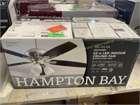 HamptonBay Rockport 52in.led ceiling fan/lights