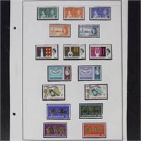 Ascension Stamps Mint NH on pages in mounts, fresh