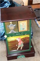 Golf Decorative Cabinet and putter display