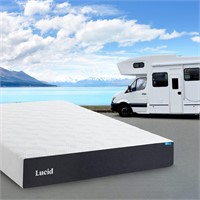 SHORT QUEEN Lucid 10" Memory Foam Mattress