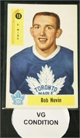 1958 Parkhurst #13 Bob Nevin Hockey Card