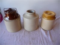 3 Pottery pieces